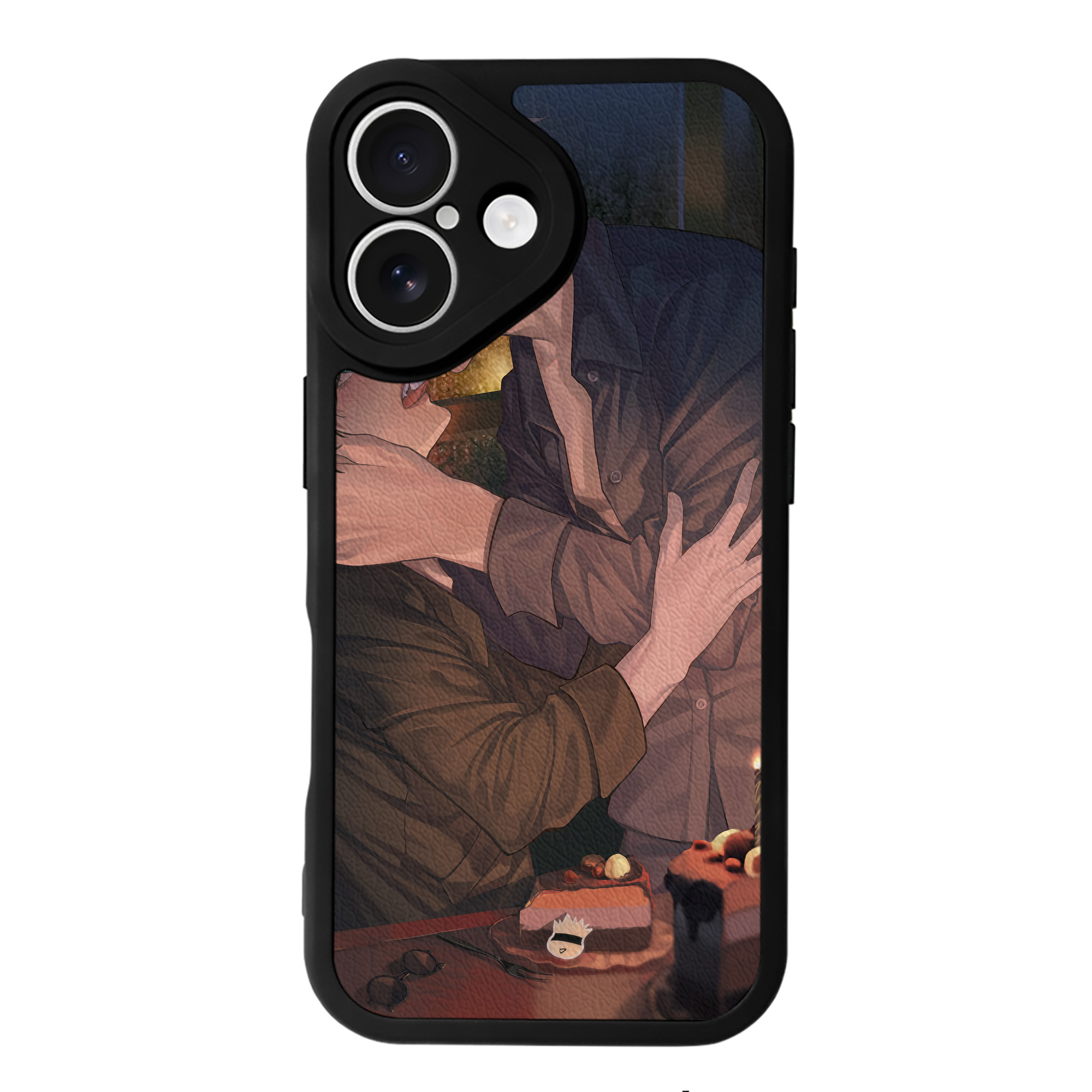 （画像用） 呪術廻戦 Jujutsu Kaisen 【iPhone 16シリーズ対応】シリコンスマホケース（レザー調） 材質：シリコン